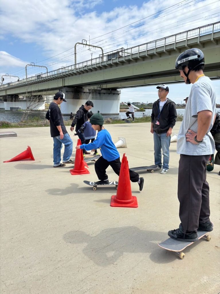 2025年4月5日 第1回スケートボード体験会実施しました